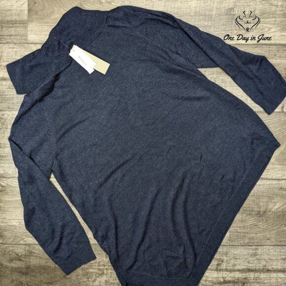 Joan Vass Turtle Neck Long Sleeve Asymetrical Sweater Size 1X - Picture 5 of 5